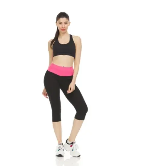 Infinite Basics Women's High Waist Tummy Control Yoga  Super Comfy Legging Capris - Great For Working Out, Hanging  Around the House & Sleep image {14}