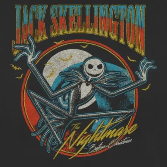 Women's The Nightmare Before Christmas Retro Jack Skellington T-Shirt image {1}
