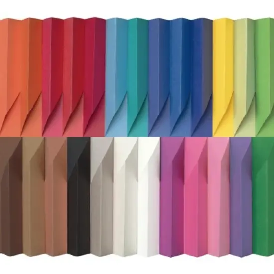 Prang Medium Weight Construction Paper, 24 x 36 Inches, Bright White, 50 Sheets image {3}
