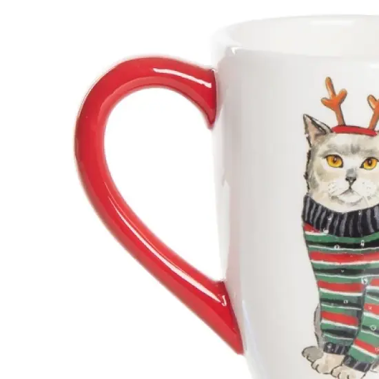 Gallerie II 16oz Cat Christmas Mug image {2}