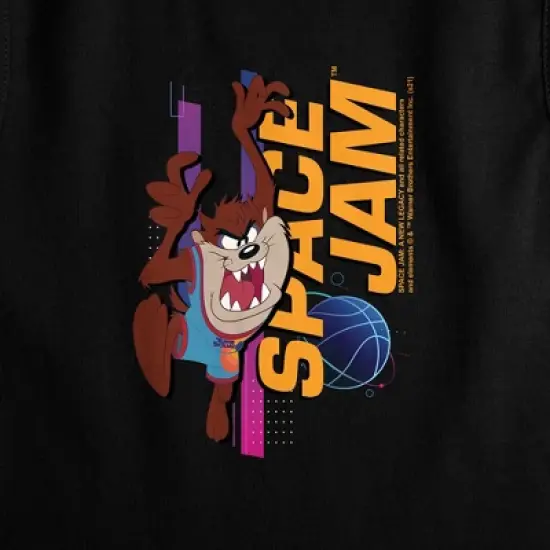 Women's Space Jam 2 Taz Standing Sleeveless Crop Top Tank image {1}