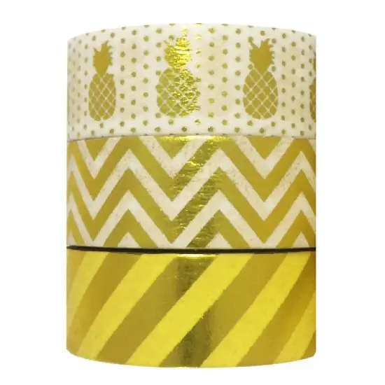 Wrapables Washi Masking Tape (Set of 3) image {2}