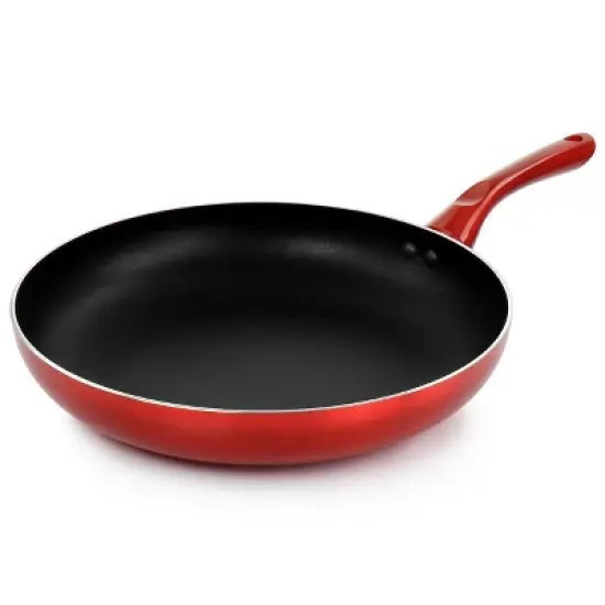Better Chef Silver Metallic Non Stick Gourmet Fry Pan in Red image {5}