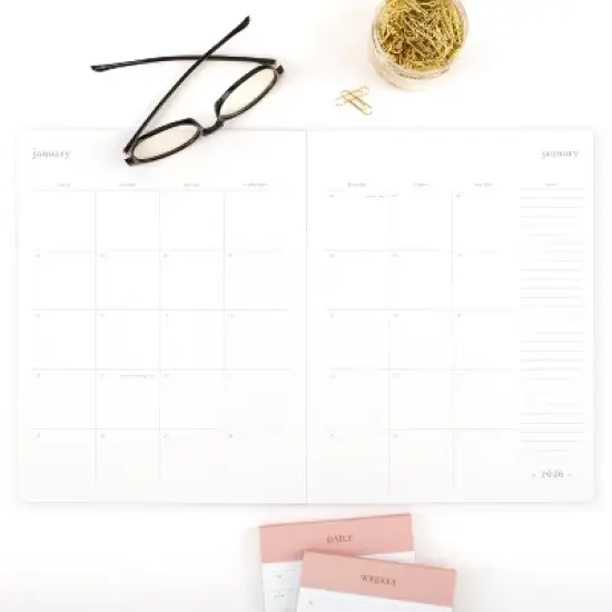 Sugar Paper Essentials 2026 11"x8.5" Large Monthly Stitch Dot image {3}