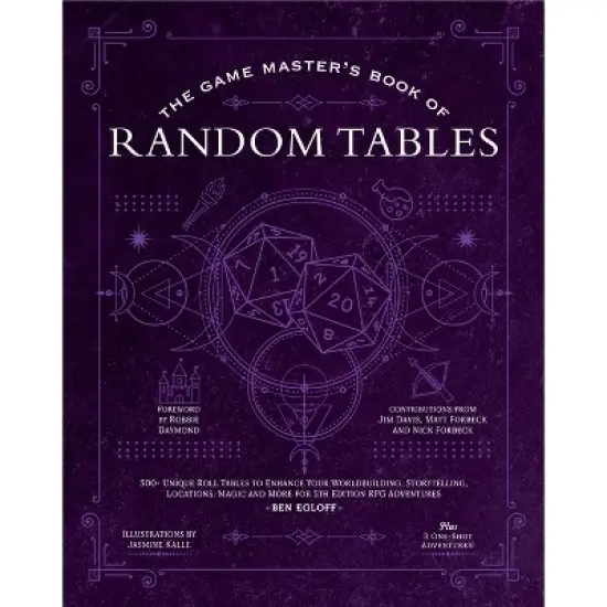 The Game Master's Book of Astonishing Random Tables - by  Ben Egloff (Hardcover) image {1}
