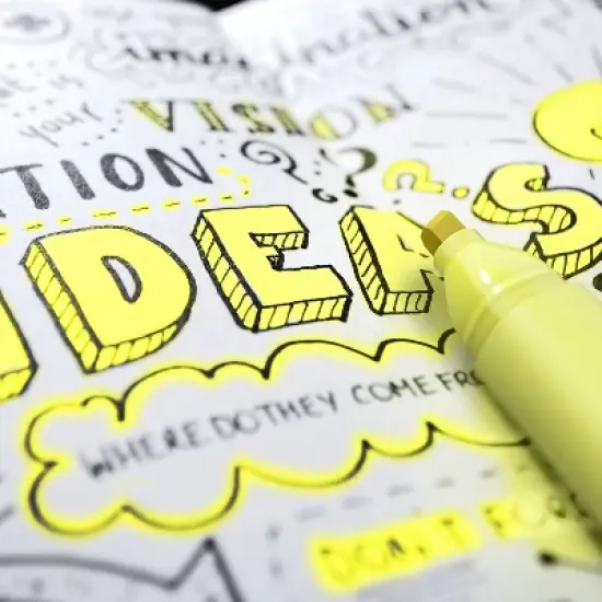 TRU RED Tank Highlighter with Grip Chisel Tip Yellow Dozen TR54579 image {7}