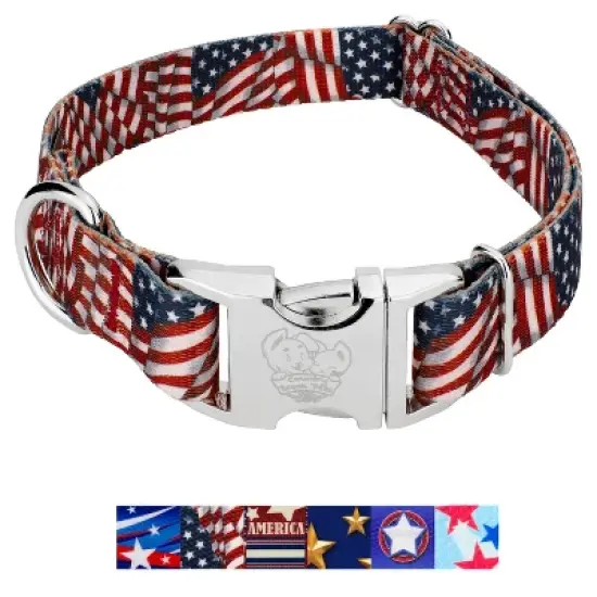 Country Brook Petz Premium Dog Collar - Americana Collection image {4}