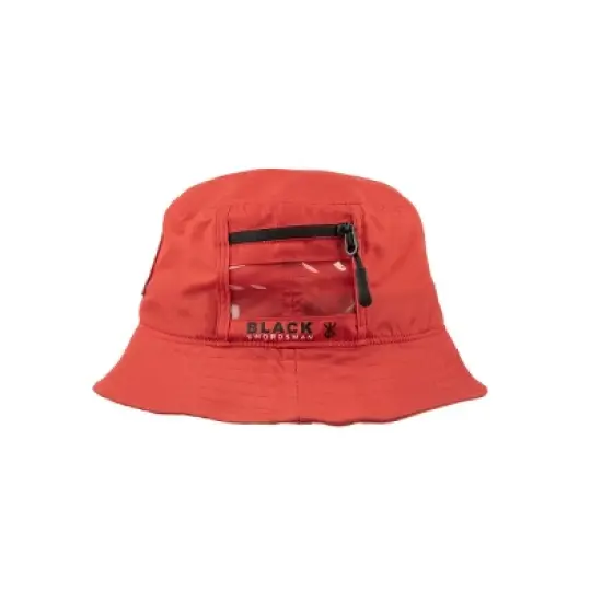 Berserk Black Swordsman Men's Red Bucket Hat-OSFA image {2}