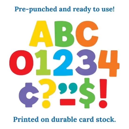 Carson Dellosa Education Color Splash Combo Pack EZ Letters, 219 Pieces Per Pack, 3 Packs image {4}