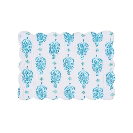 C&F Home Terrace Medallion Cotton Quilted Reversible Placemats Set of 6, 13" x 19" image {5}