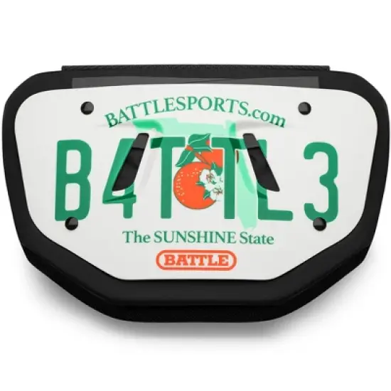 Battle Sports Adult License Plate Protective Football Back Plate image {4}