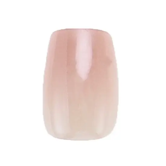 Unique Bargains Women's Full Coverage Fake Nails XS Light Pink 1 Pc image {2}