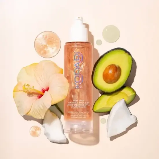 Kopari Sun Shield Sunscreen - SPF 45 - Rose Gold - 5oz image {4}