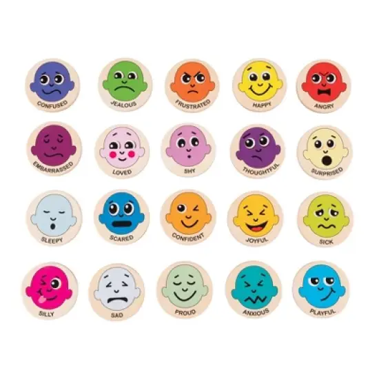 Spark & Wow Emotions Wooden Magnets image {4}