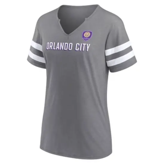 MLS Orlando City SC Women's Split Neck T-Shirt image {1}