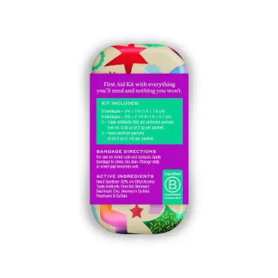 Welly Kid's Quick Fix First Aid Bandage Travel Kit - Multi-Color - 24ct image {3}