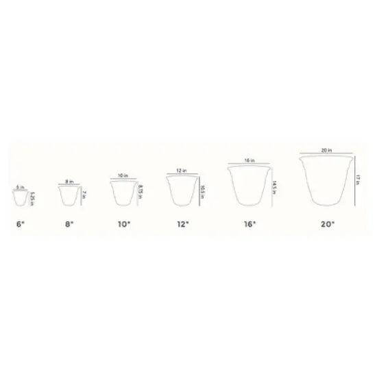 HC Companies ECA08000F681012LRCAS 8 Inch Eclipse Planter Indoor Outdoor Round Classic Pot w/ Attached Saucer for Flowers & Succulents, Strawberry Red image {1}