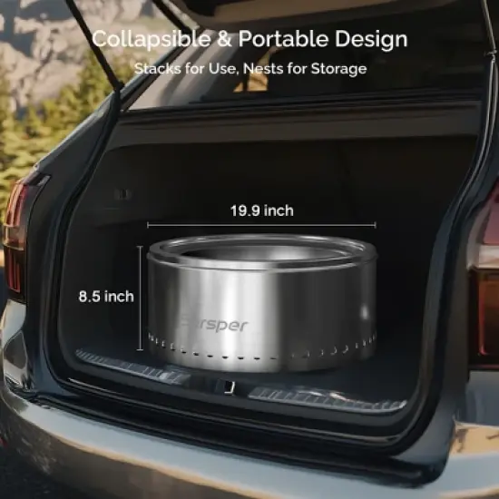 Sersper Smokeless Fire Pits-Compact, Portable, and Efficient Heating Solutions for Outdoor Gatherings image {3}