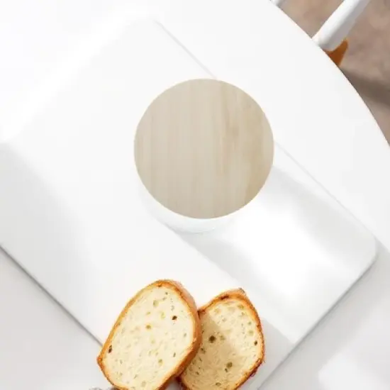 Unique Bargains Lightweight Hole-Free Cup Cover Wood Tone 1Pc image {3}