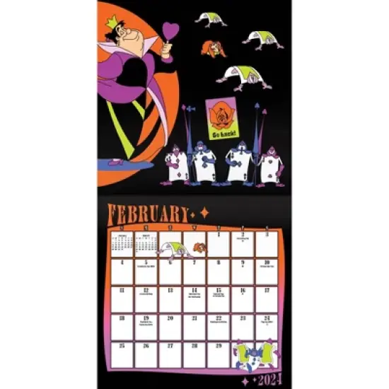 Trends International Inc. 2023-24 Wall Calendar 12"x12" Disney Alice in Wonderland image {2}