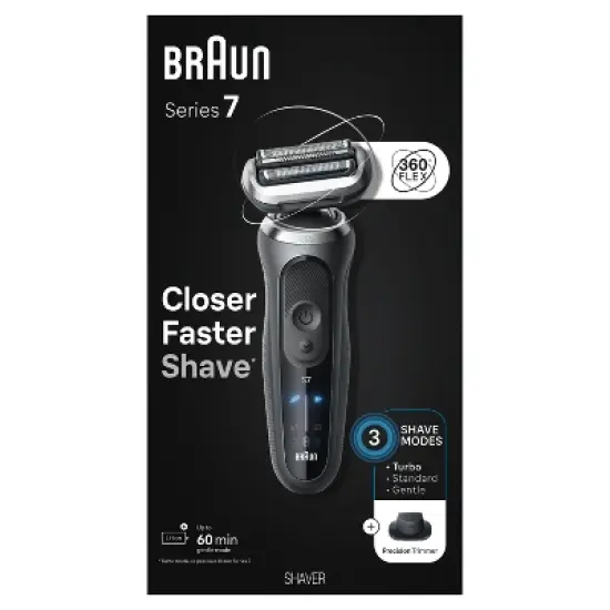 Braun Series 7-7120s Rechargeable Wet & Dry Electric Shaver image {1}