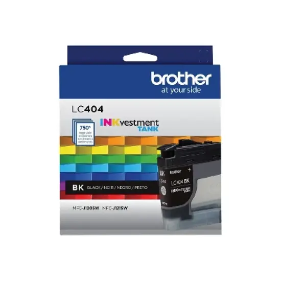 Brother LC404 Black Standard Yield Ink Cartridge (LC404BKS) image {2}