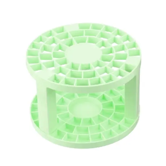 Unique Bargains 49 Holes Smooth Round Plastic Makeup Pencils Paint Brush Storage Holder image {6}