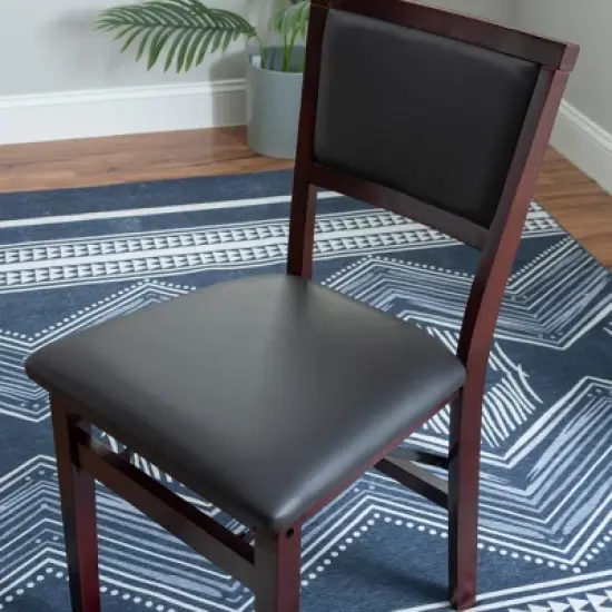2pc Claire Folding Chair Espresso - Linon image {10}