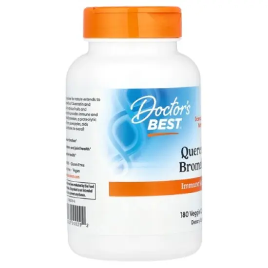 Doctor's Best Quercetin Bromelain, 180 Veggie Capsules image {3}