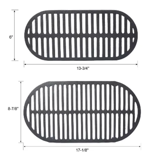 KTMBDW Large Hibachi Grill Outdoor, Portable Charcoal Grill and Tabletop Cast Iron Skillet, 100% Cast Iron, Durable, Camping Grill Grate image {5}