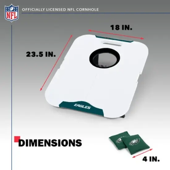 NFL Philadelphia Eagles All-Weather Travel Cornhole Set image {4}