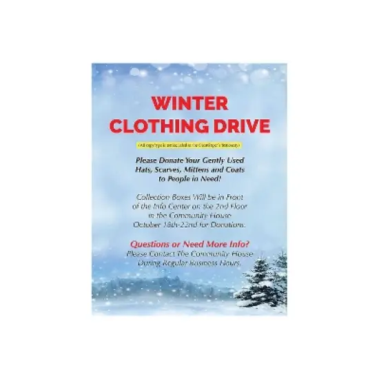 Great Papers! Beautiful Winter Holiday Letterhead 8.5" x 11" Blue 80/Pack (2015100) image {1}