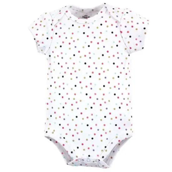 Little Treasure Baby Girl Cotton Bodysuits 5pk, Party Dress image {5}