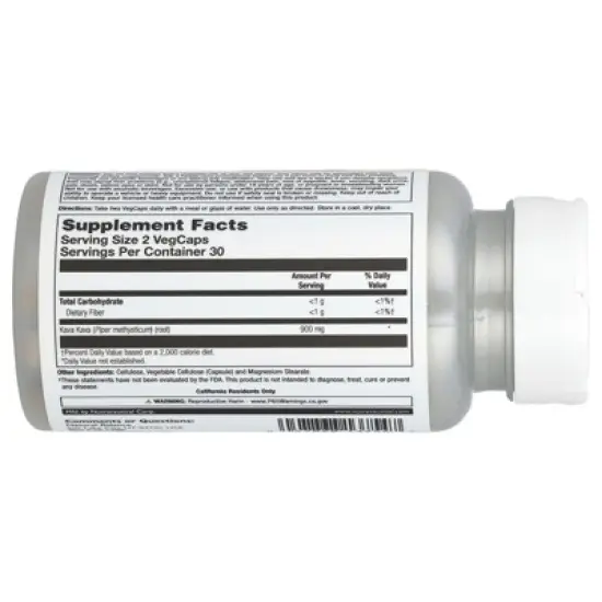 Natural Balance Kava Kava, 60 VegCaps (450 mg per Capsule) image {1}