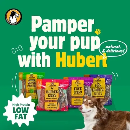 Hubert Pet Gourmet All Natural Chicken & Sweet Potato Wrap Dog Treats, Grain Free, Low Ingredient, USA Tested - 2.5 lbs Resealable Pack image {8}