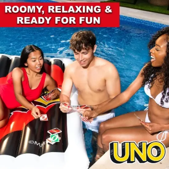 Uno 6&rsquo; Pool Float: PVC Blow-up Float for Adults image {3}