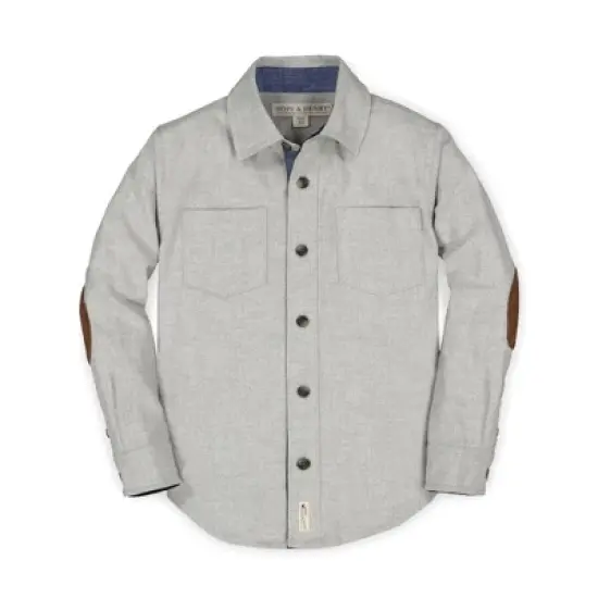 Hope & Henry Boys' Flannel Button Down Shirt, Infant image {13}