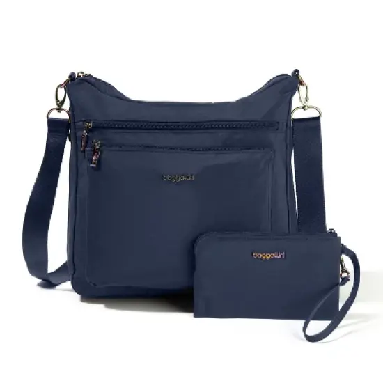 baggallini Expandable Modern Pocket Large Hobo Bag image {7}