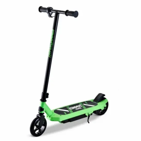 Hyper Jammer Kids Electric Scooter 12 Volt Battery Powered Scooter - Green: Steel Frame, 10 MPH image {3}