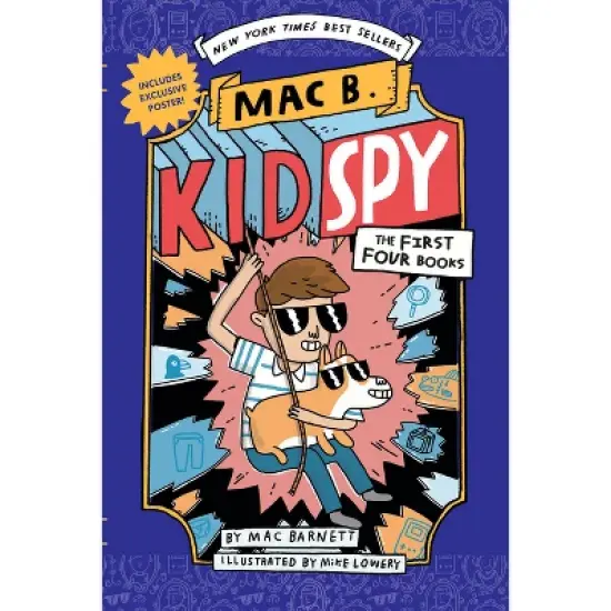 Mac B., Kid Spy Box Set, Books 1-4 (Mac B., Kid Spy) - by  Mac Barnett (Mixed Media Product) image {1}