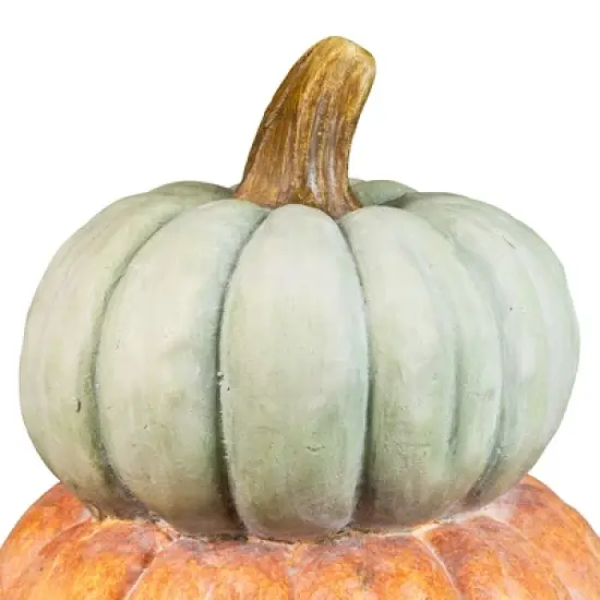 Northlight Tri-Color Pumpkin Stack Fall Harvest Decoration - 19" image {5}