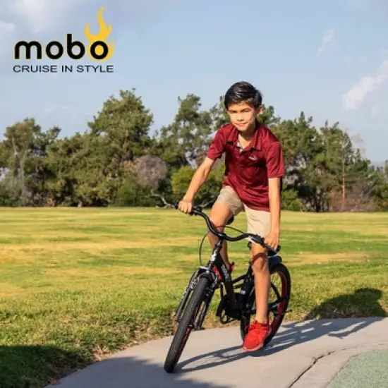 Mobo Malibu 20" Kids' Beach Bike - Ivory image {6}