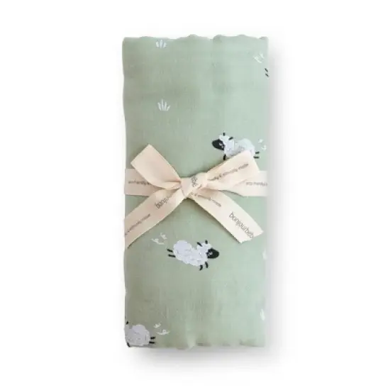 SARO Muslin Swaddle Blanket - 50% Bamboo & 50% Cotton, XL, OEKO-TEX&reg; Certified & Eco-Friendly image {1}