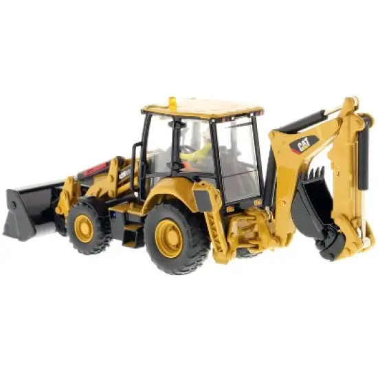 CAT Caterpillar 420F2 IT Backhoe Loader with Operator "High Line Series" 1/50 Diecast Model by Diecast Masters image {1}