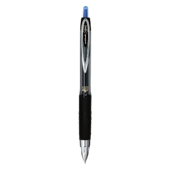 uni-ball uniball 207 Retractable Gel Pens Micro Point 0.5mm Blue Ink 12/Pack (61256) image {2}