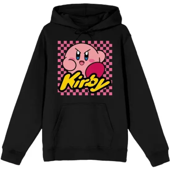 Kirby Scowl Checkerboard Men's Black Sweatshirt image {3}