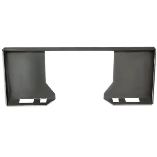 1/2" Skid Steer Cut Out Mount Plate, Steel Quick Tach Attachment Plate, 7000 LBS Heavy Duty Thick Skid Steer Plate Attachment image {1}