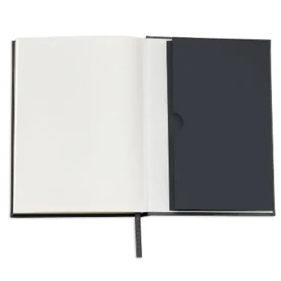 Wit & Delight Lined Journal Black Linen Note to Self image {3}