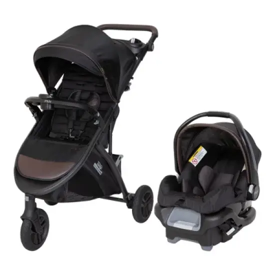 Baby Trend Tango Pro Stroller Travel System with Ally 35 Infant Car Seat, Multi-Position Reclining Seat and Adjustable Footrest, Uptown Brown image {6}