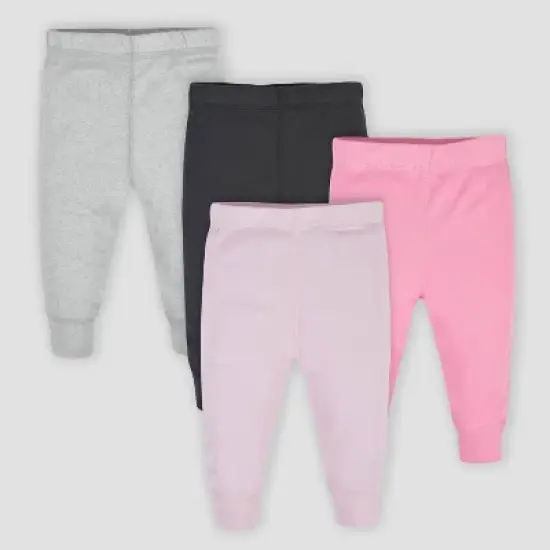 Gerber Baby Girls' 4pk Active Pants image {5}